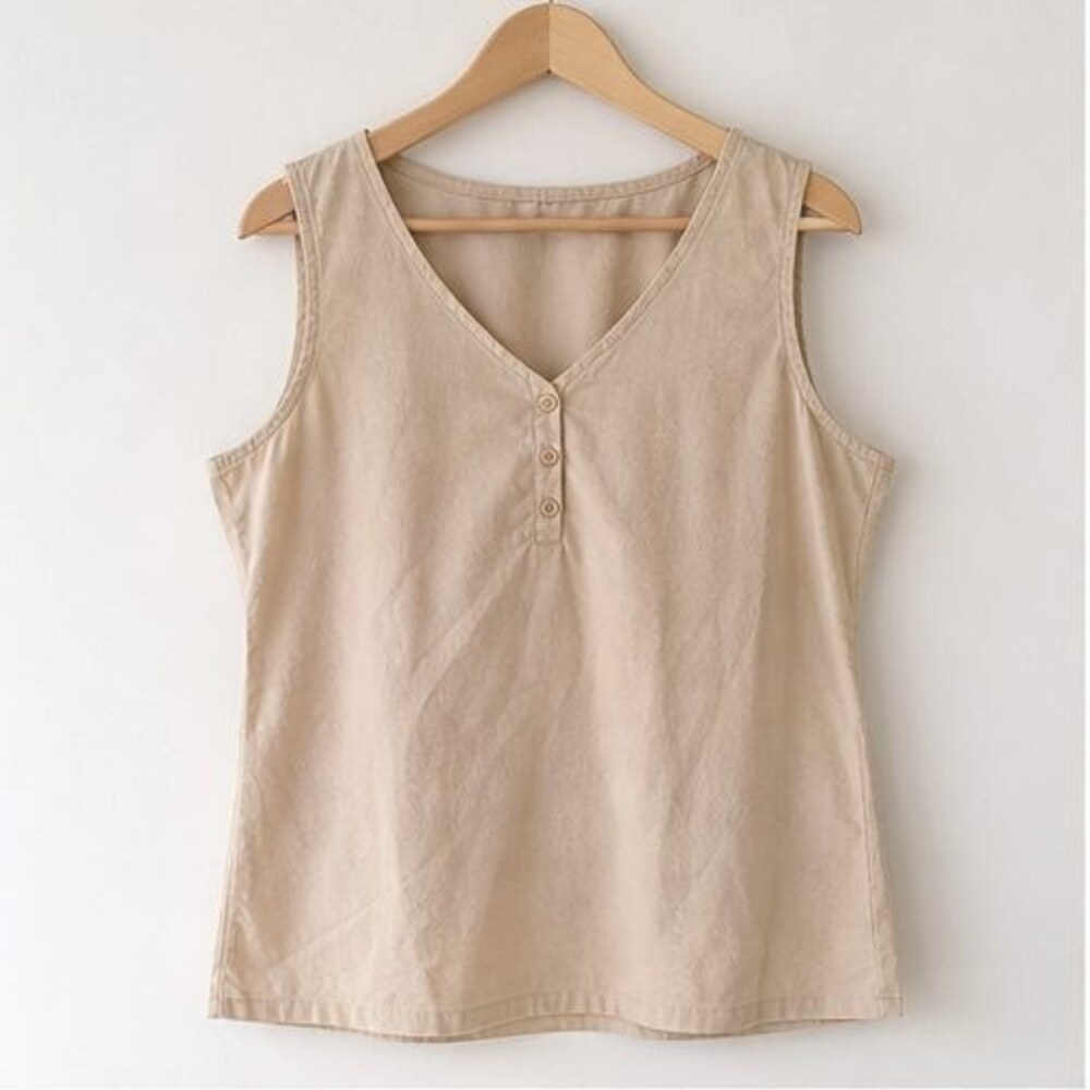 Sand Pleated Blouse